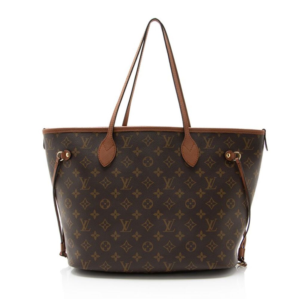 Louis Vuitton Monogram Canvas Leather Inside Out Neverfull MM Tote